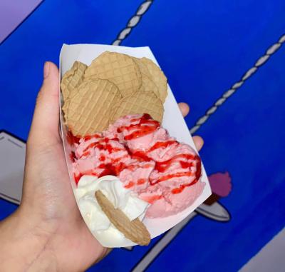 Ice cream Nachos at Smarty’s Sweets and Treats