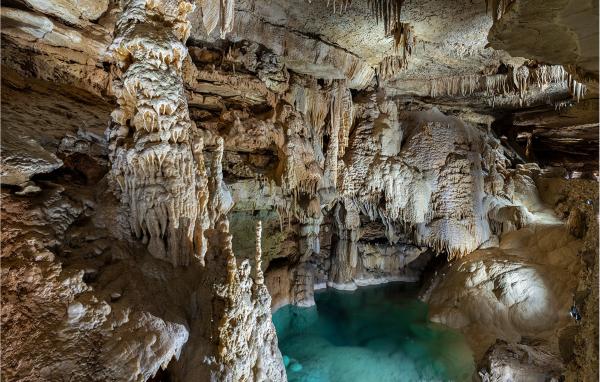 Emerald Lake in the Discovery Cavern