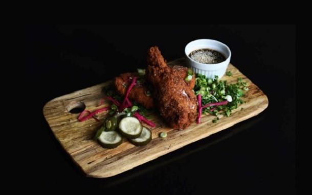 Chicken dish at root cellar