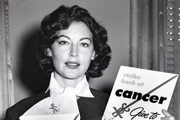 Ava Gardner 100 Article Photo from Giving to Cancer