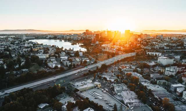 Lake Merritt sunset