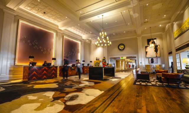 Claremont Hotel Club and Spa, a Fairmont Hotel lobby