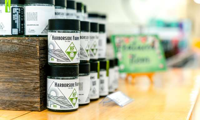 Products at Harborside Dispensary in Oakland California