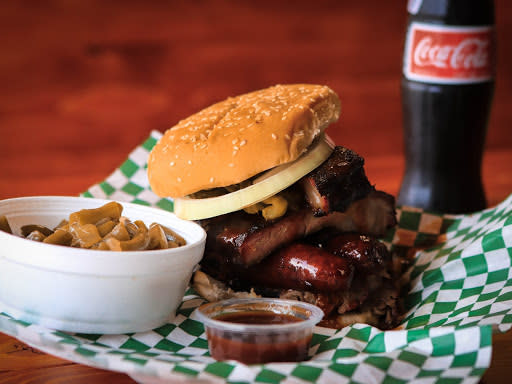 Photo of barbecue sandwich from Smoke'N Ash BBQ