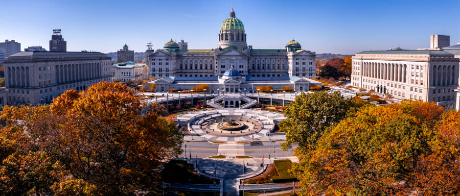 Harrisburg Capitol Fall Header