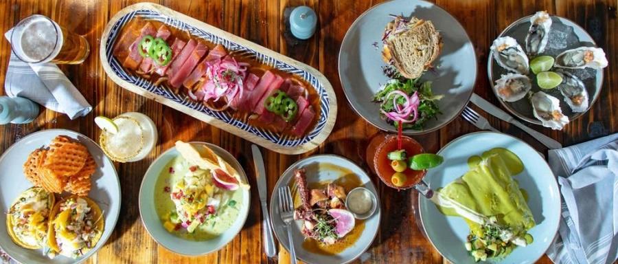 Crudo Cevicheria food platter