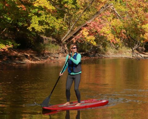 Fall Paddleboard