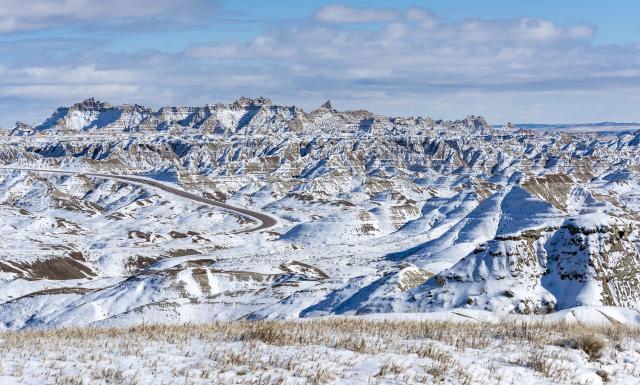 Badlands Winter