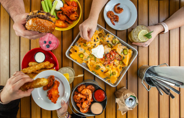 Assortment of food from Rusty Bucket