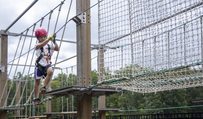 High Ropes Course - Treetop Quest at Explore Park - Roanoke, VA