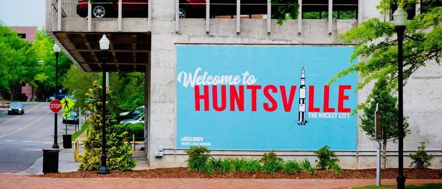 Welcome to Huntsville mural - crop