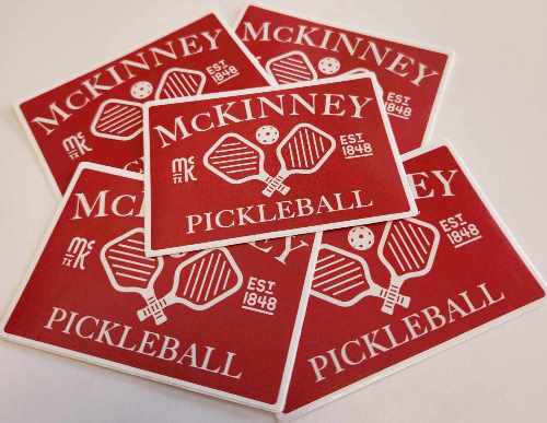 McKinney Pickleball stickers