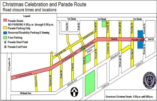 Christmas Parade Route 2024