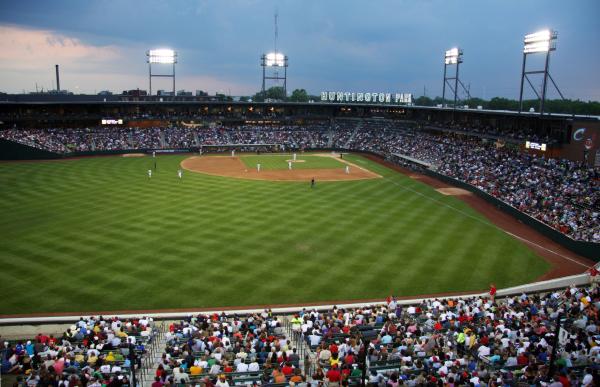 Baseball game at Huntington Park in Columbus, OH