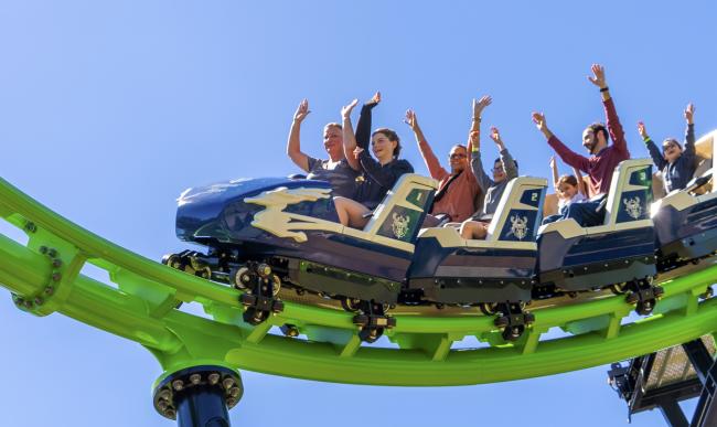 Midnight Flyer Rollercoaster at Santa's Village
