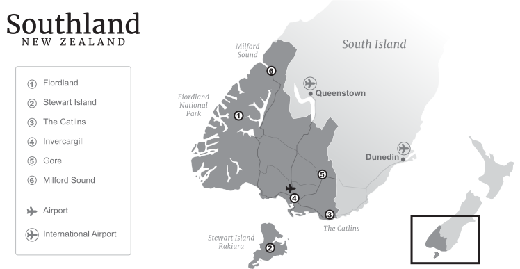 Southland Map