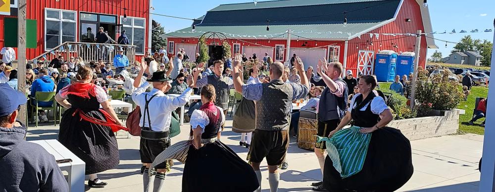Oktoberfest celebration at Duesterbeck's Brewery