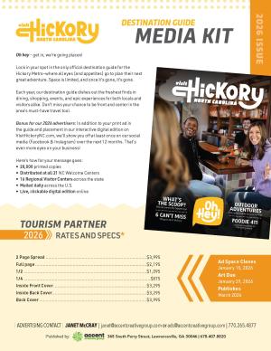 front of the Destination Guide media kit 2026