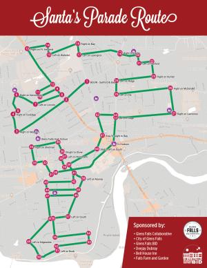 2020 Santa's Parade Route