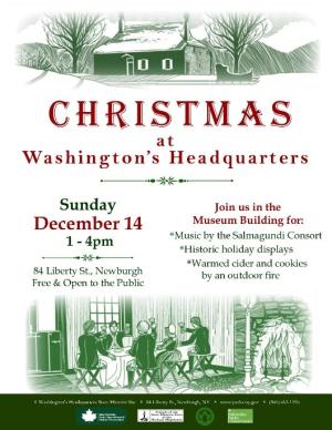 Christmas at Washington's HQ