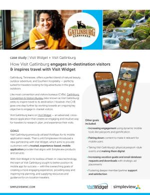 Visit Gatlinburg + Visit Widget Case Study Image 2024 | Simpleview Inc