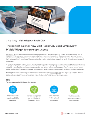 The cover of the Visit Widget + Rapid City case study.