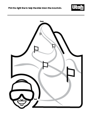 Coloring Book Page of Utah.com