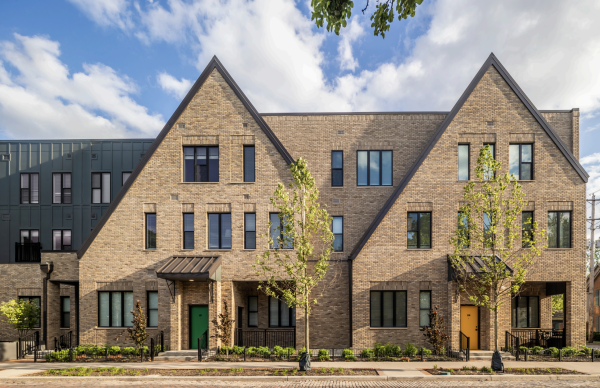 The exterior of Jaeger Square | Photo by Brad Feinknopf
