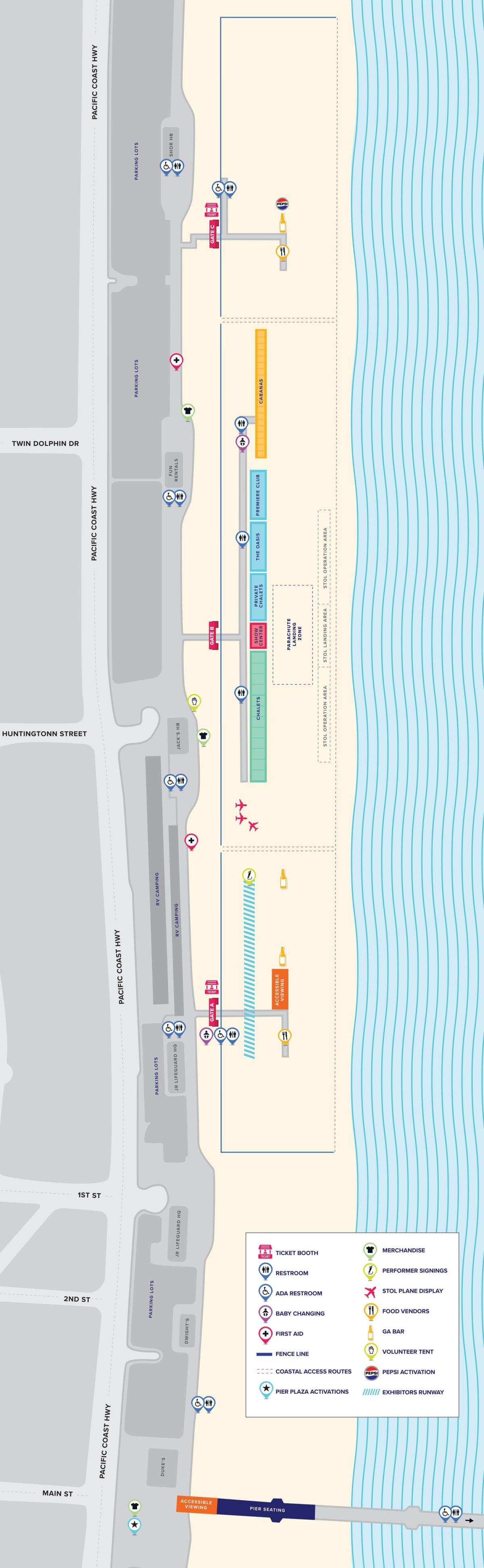 Pacific Airshow Seating 2024
