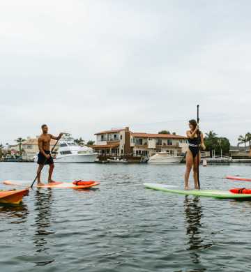 Kayaking and Stand Up Paddle Boarding in Huntington Harbour