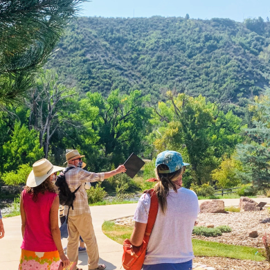 Volunteers at the Durango Botanic Garden