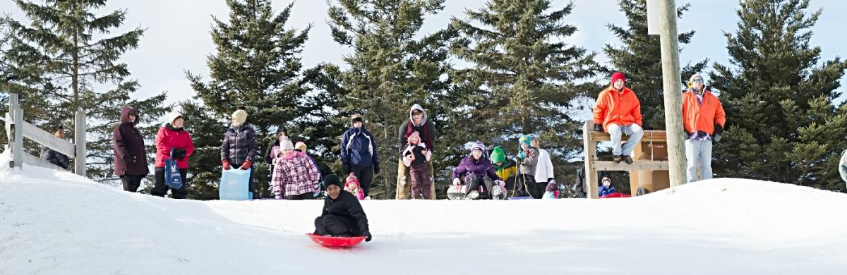 iverson sledding banner