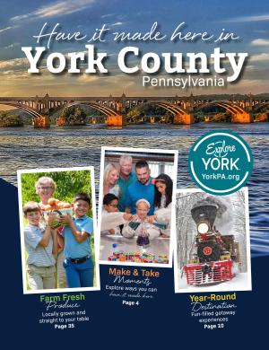 front cover of 2023 York County Travel Guide