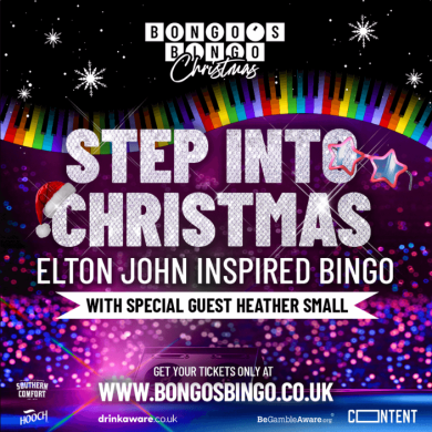 A poster for the Christmas events at Bongo's Bingo.