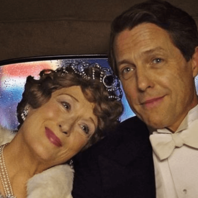 A still image from the movie Florence Foster Jenkins