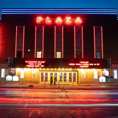 The Plaza Community Cinema exterior