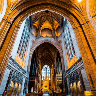 Inside Liverpool Cathedral