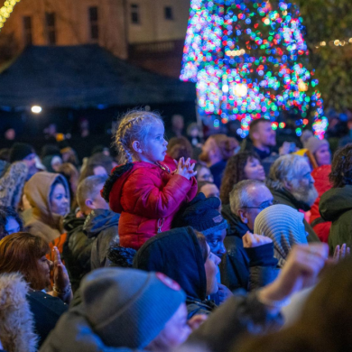 People enjoying the Southport Christmas party