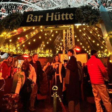 Bar Hutte Christmas bar at Liverpool ONE
