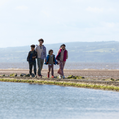 A family walk around West Kirby Marine Lake