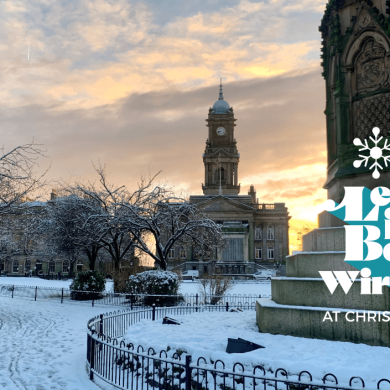 Hamilton Square in the snow