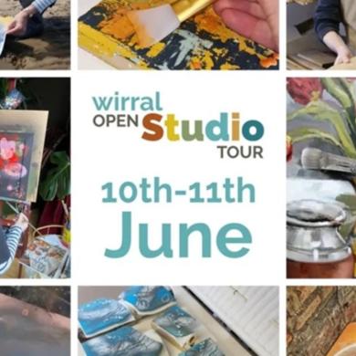 Wirral Open Studio Tour 10-11 June 2023 poster