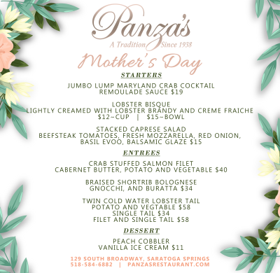 Panza's Restaurant Mother's Day