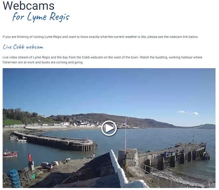 Lyme Regis webcams