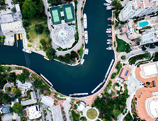 aerial waterway