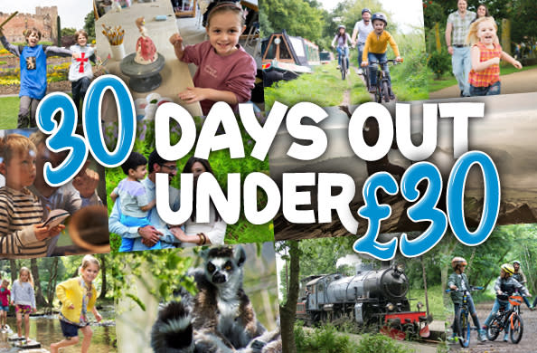 Enjoy 30 days out in Staffordshire for under Â£30 each