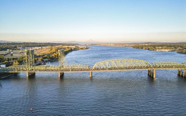 I5 Bridge and Looking East
