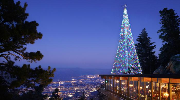 Palm Springs Tram Holiday Tree