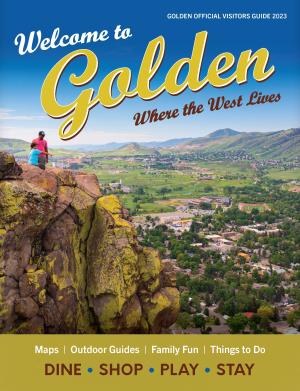 Cover Page of the 2023Golden Official Visitors Guide