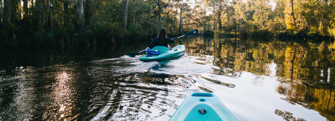 Couple Kayaking